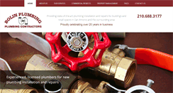 Desktop Screenshot of bolinplumbing.com